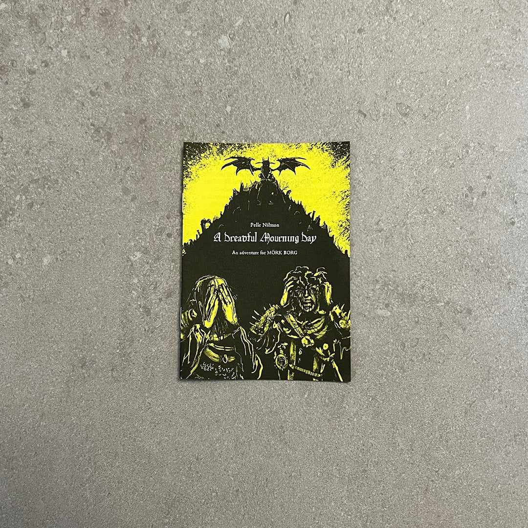 A Dreadful Mourning Day - okładka dodatku RPG