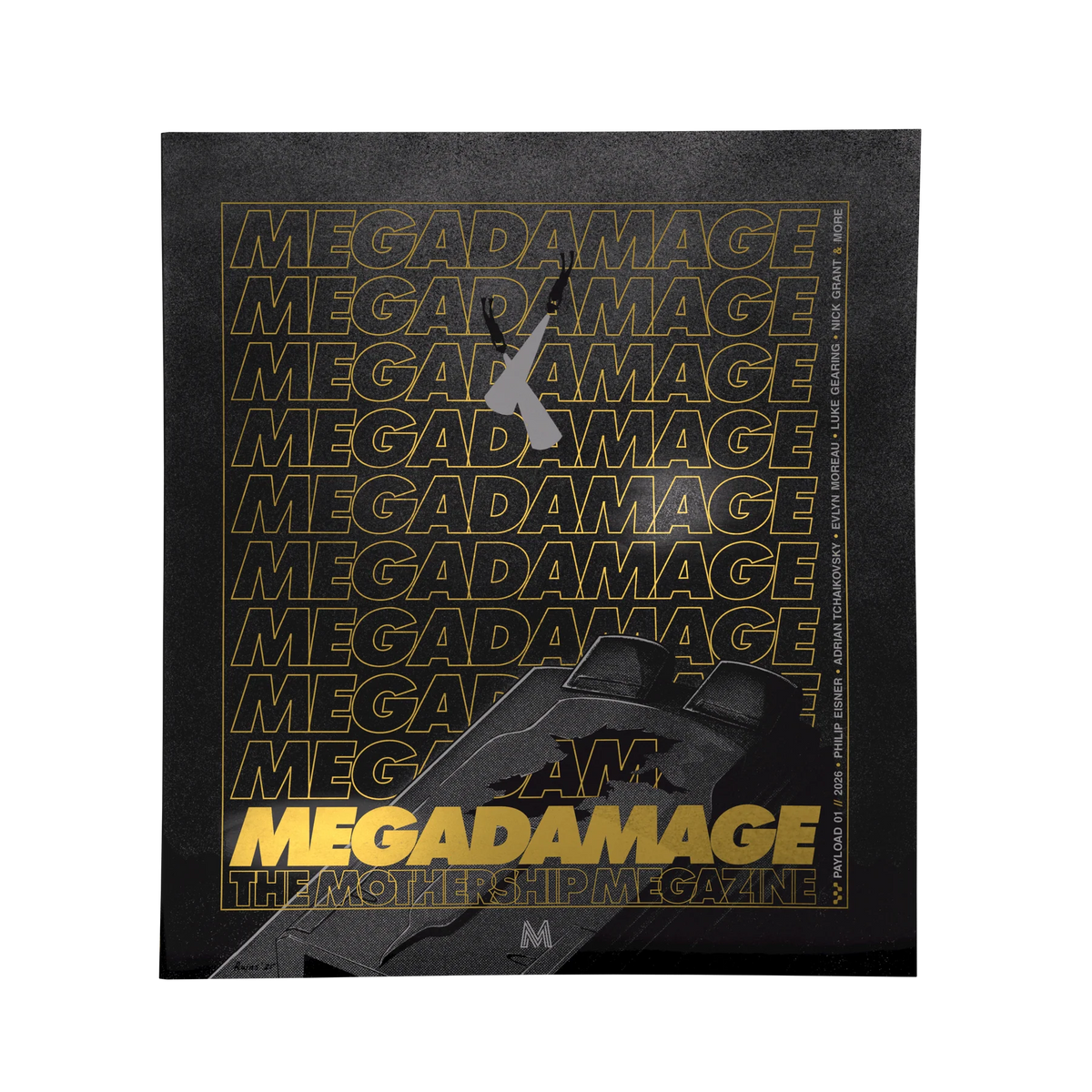 MEGADAMAGE [PAYLOAD 01] - Okładka zinu RPG