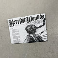 Horrible Wounds - plakat z regułami dodatku RPG